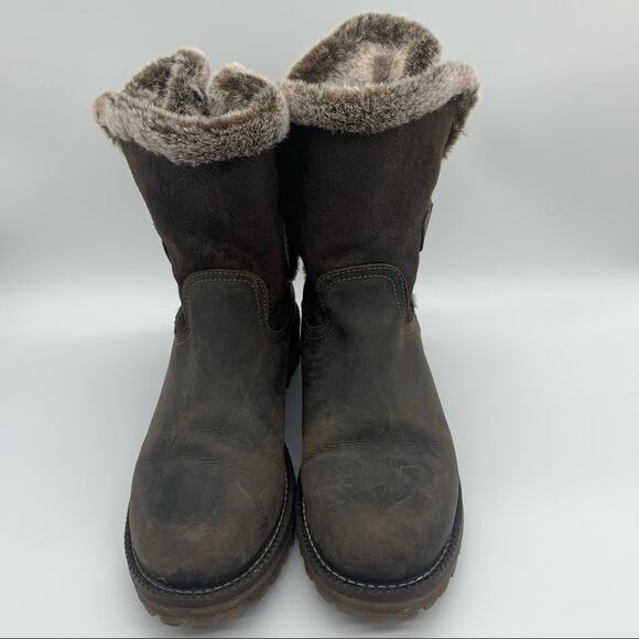 Bos & Co Candy Wool-Lined Waterproof Leather Shearling Lined Boots Size 40 - Picture 5 of 13